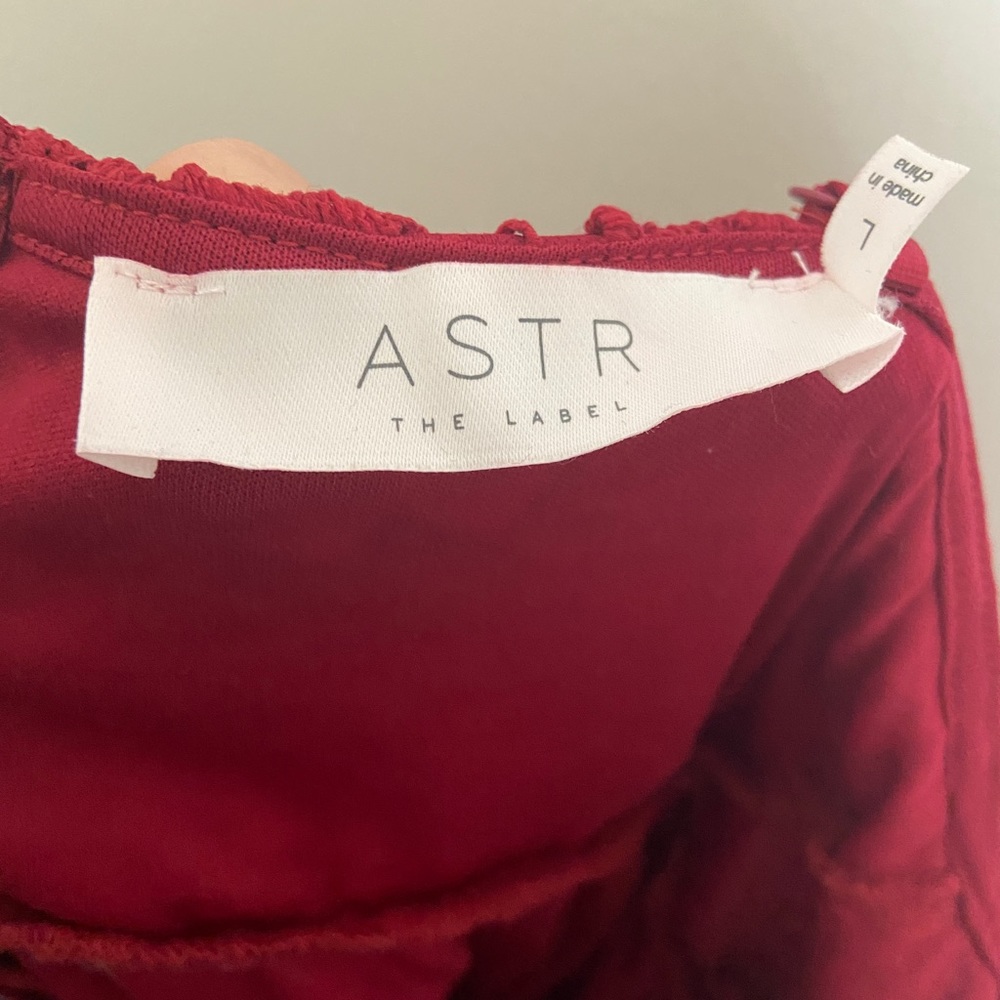 ASTR Lace A Line Midi Dress NWOT- L - Picture 4 of 8